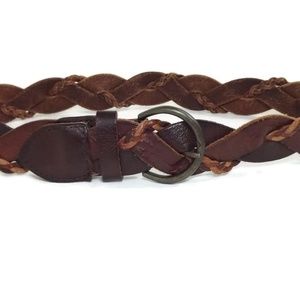 HOLLISTER Womens Mens DistressedTan Brown  Belt XS